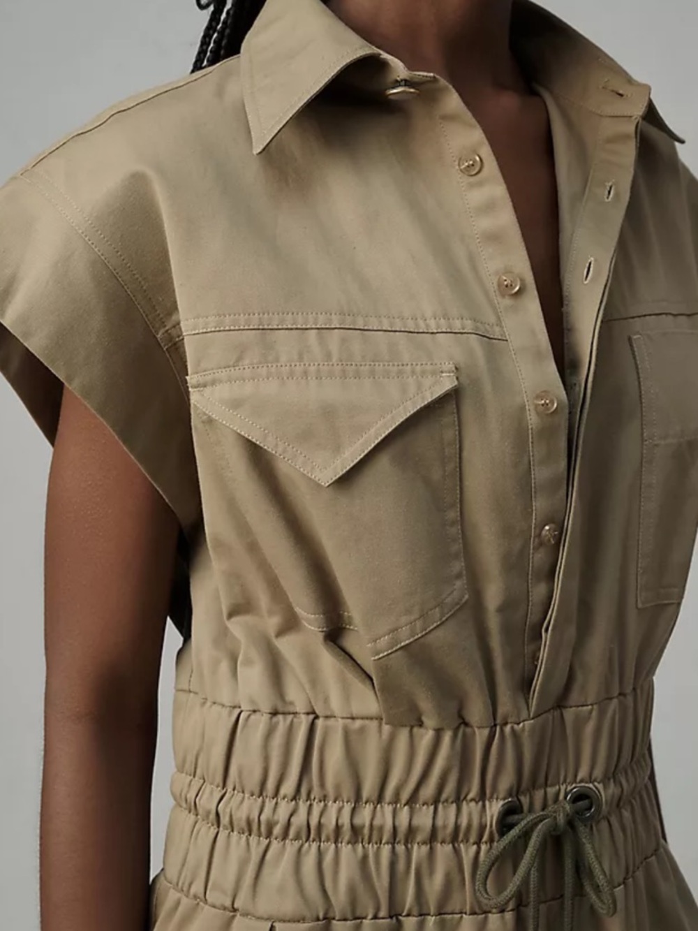 FARM Rio Cotton Utility Jumpsuit M - Picture 5 of 9
